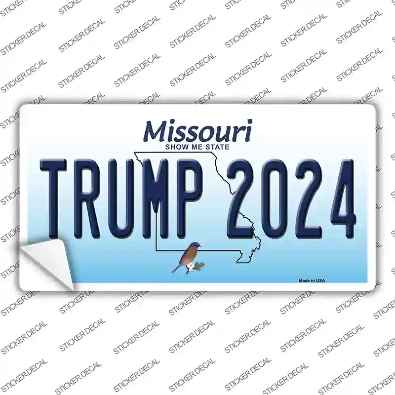 Trump 2024 Missouri Novelty Sticker Decal