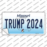 Trump 2024 Missouri Novelty Sticker Decal