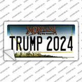 Trump 2024 Montana Novelty Sticker Decal