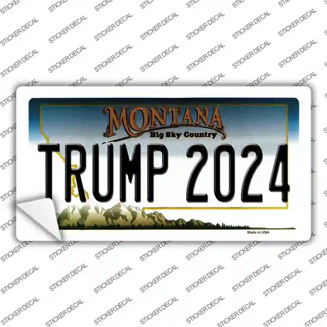 Trump 2024 Montana Novelty Sticker Decal