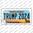 Trump 2024 North Dakota Novelty Sticker Decal