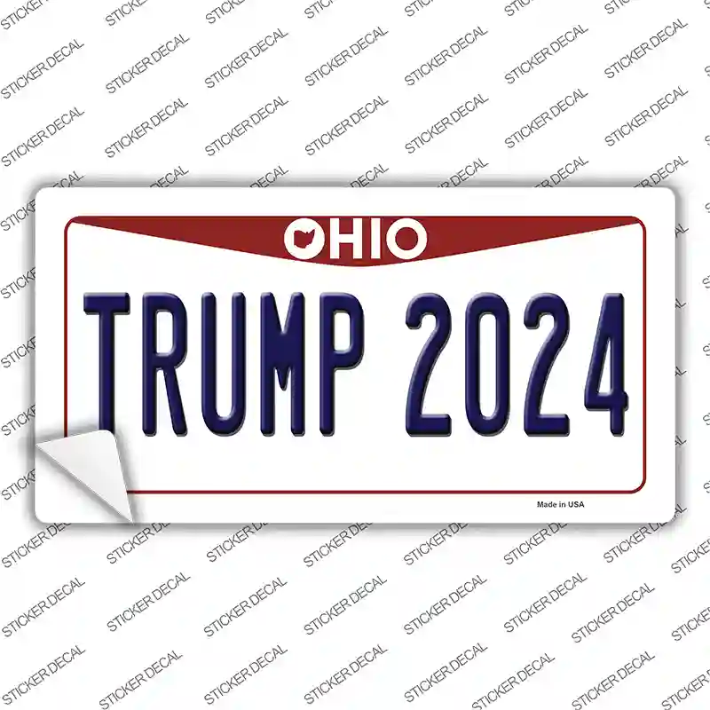 Trump 2024 Ohio Novelty Sticker Decal
