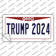 Trump 2024 Ohio Novelty Sticker Decal