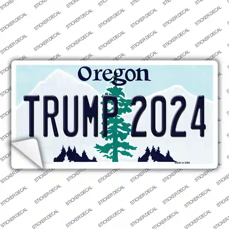 Trump 2024 Oregon Novelty Sticker Decal