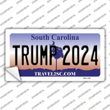 Trump 2024 South Carolina Novelty Sticker Decal