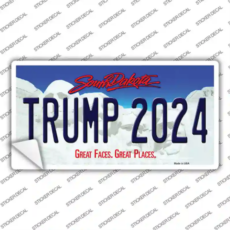 Trump 2024 South Dakota Novelty Sticker Decal