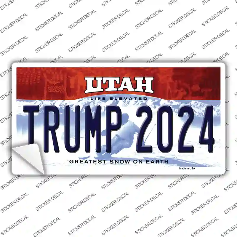 Trump 2024 Utah Novelty Sticker Decal