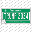 Trump 2024 Vermont Novelty Sticker Decal