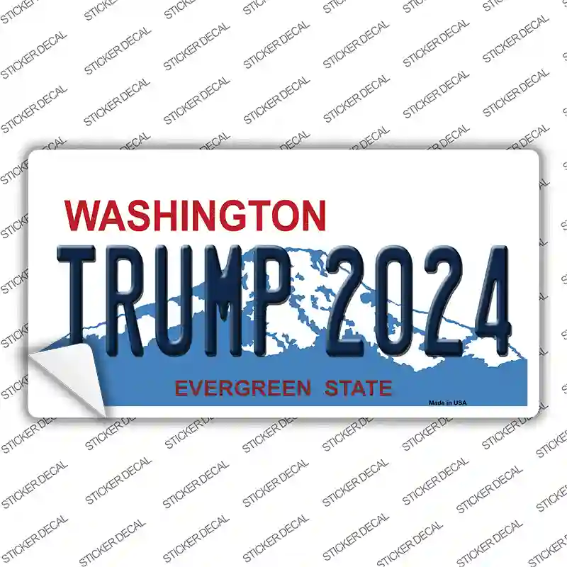 Trump 2024 Washington Novelty Sticker Decal