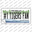 Number 1 Tigers Fan Michigan Novelty Sticker Decal