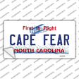 North Carolina Cape Fear Novelty Sticker Decal