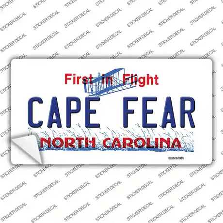 North Carolina Cape Fear Novelty Sticker Decal