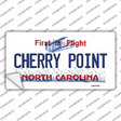 North Carolina Cherry Point Novelty Sticker Decal