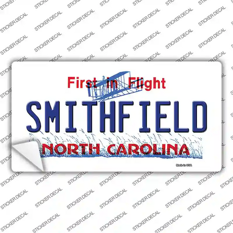 North Carolina Smithfield Novelty Sticker Decal
