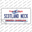 North Carolina Scotland Neck Novelty Sticker Decal