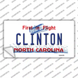 North Carolina Clinton Novelty Sticker Decal