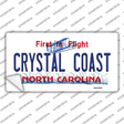 North Carolina Crystal Coast Novelty Sticker Decal