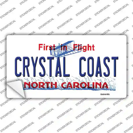 North Carolina Crystal Coast Novelty Sticker Decal