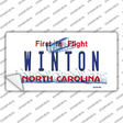 North Carolina Winton Novelty Sticker Decal