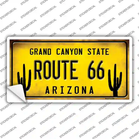Arizona Route 66 Novelty Sticker Decal