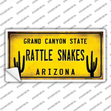 Arizona Rattle Snakes Novelty Sticker Decal