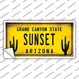 Arizona Sunset Novelty Sticker Decal