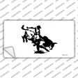 Bull Rider Novelty Sticker Decal
