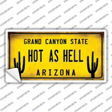 Arizona Hot as Hell Novelty Sticker Decal