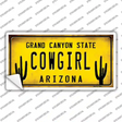Arizona Cowgirl Novelty Sticker Decal