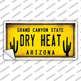 Arizona Dry Heat Novelty Sticker Decal