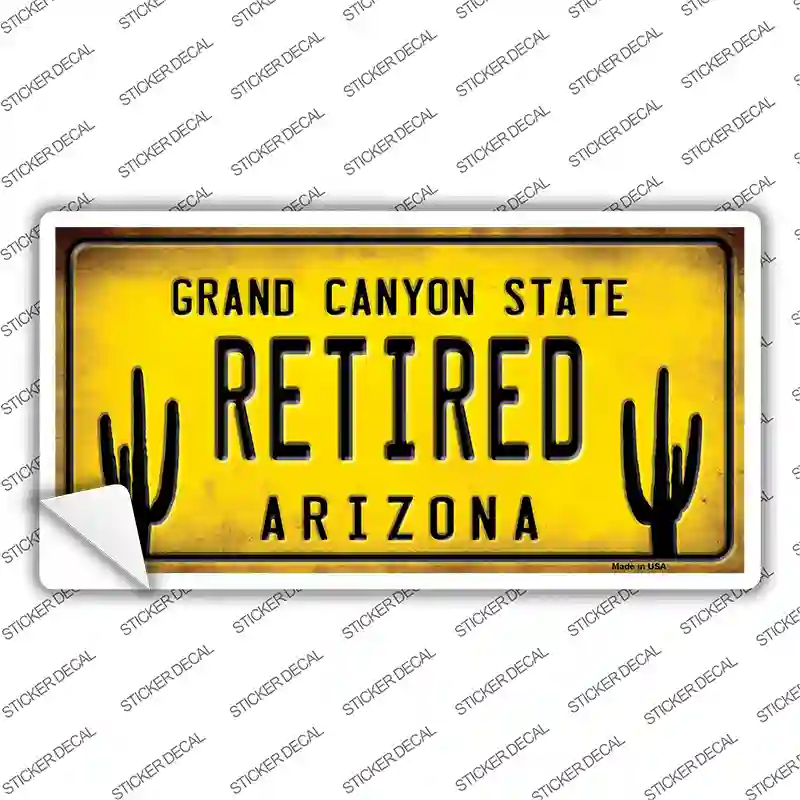 Arizona Retired Novelty Sticker Decal