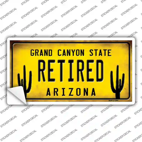 Arizona Retired Novelty Sticker Decal