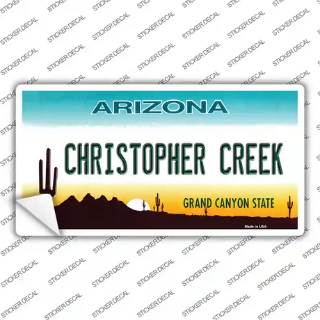 Christopher Creek Arizona Novelty Sticker Decal