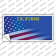 California Half Blue California Novelty Sticker Decal