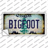 Bigfoot Oregon Novelty Sticker Decal