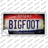 Bigfoot Idaho Novelty Sticker Decal