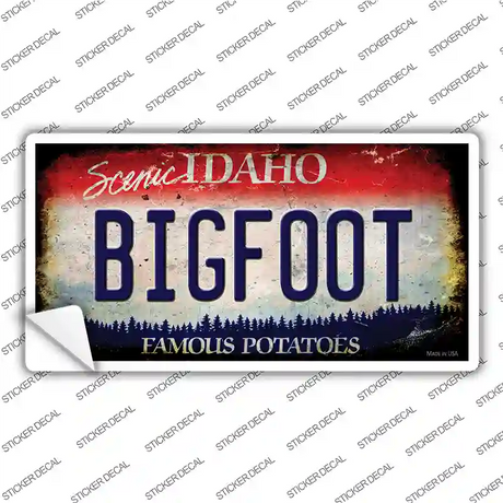 Bigfoot Idaho Novelty Sticker Decal
