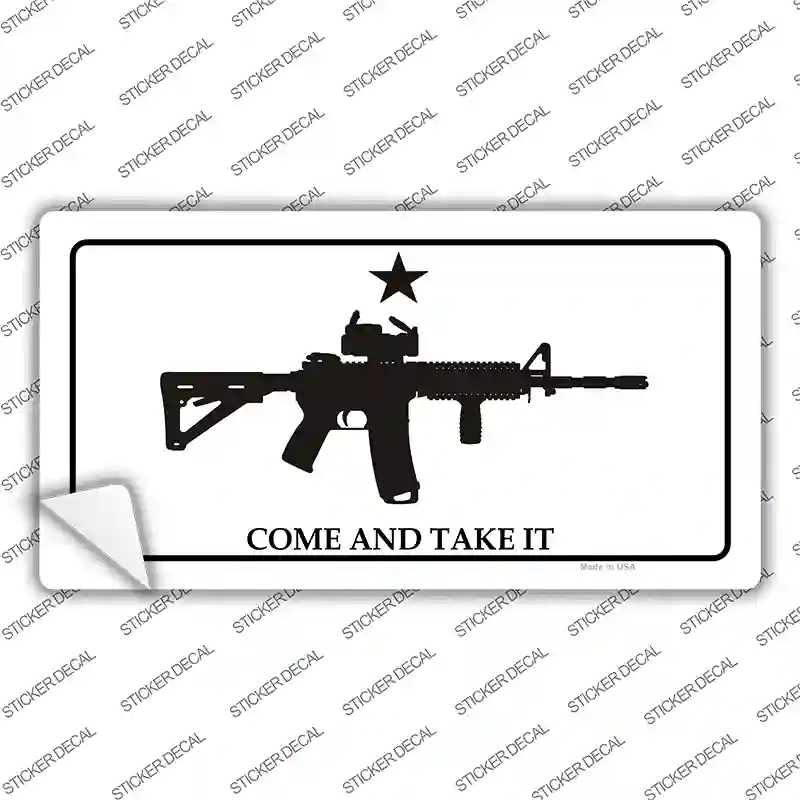 Come and Take It Novelty Sticker Decal