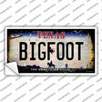 Bigfoot Texas Novelty Sticker Decal