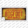 Bigfoot New Mexico Novelty Sticker Decal