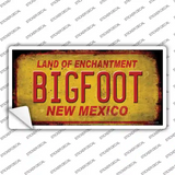 Bigfoot New Mexico Novelty Sticker Decal