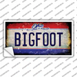 Bigfoot Ohio Novelty Sticker Decal