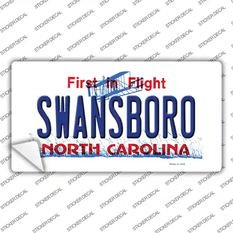 Swansboro North Carolina Novelty Sticker Decal
