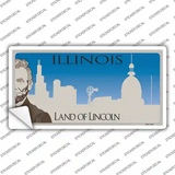 Illinois Blank Novelty Sticker Decal