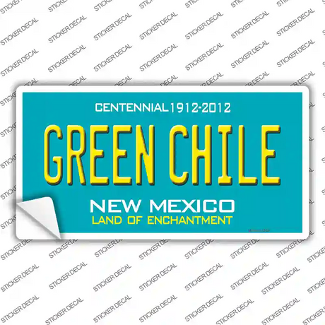 Green Chile New Mexico Green Novelty Sticker Decal