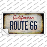 Route 66 California Novelty Sticker Decal