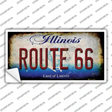 Route 66 Illinois Novelty Sticker Decal