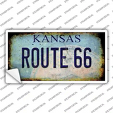 Route 66 Kansas Novelty Sticker Decal