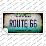 Route 66 Missouri Novelty Sticker Decal