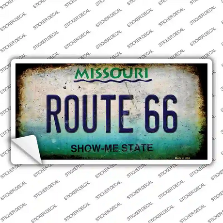 Route 66 Missouri Novelty Sticker Decal